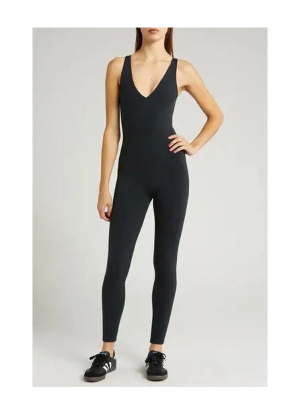 Free People Movement Never Better One-Piece Strappy Back Jumpsuit Size M NWT